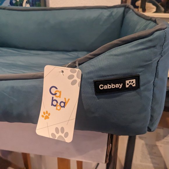 Cabbay Dog Bed for Medium Dog, Cat Bed - Blue - Picture 2 of 4